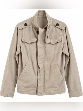 Men's Beige Casual Jacket Nice Collective